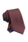 Tadeo Pin Stripe Tie, Red view# 4