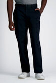 Wrinkle Free Performance Khaki Pant, Black view# 2