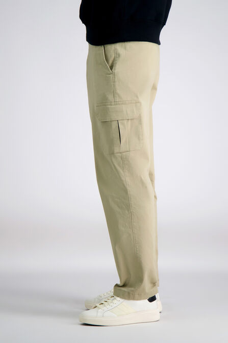 Stretch Comfort Cargo Pant, Khaki view# 3