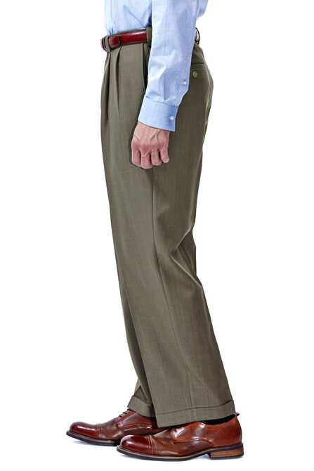 E-CLO&trade; Stria Dress Pant, Khaki view# 2