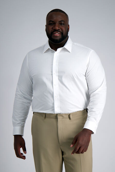 Smart Wash&reg; Tall Dress Shirt - White , White view# 1