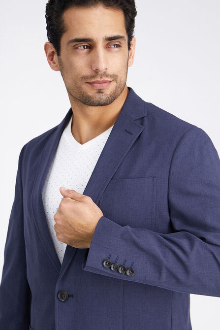 Smart Wash&reg; Performance Tech Blazer, Heather Navy view# 3