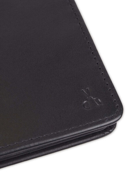 RFID Extra Capacity Slimfold Wallet - Best Dad Ever Emboss, Black view# 2
