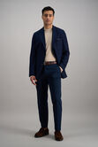 Wrinkle Free Performance Khaki Pant, Dark Navy view# 3