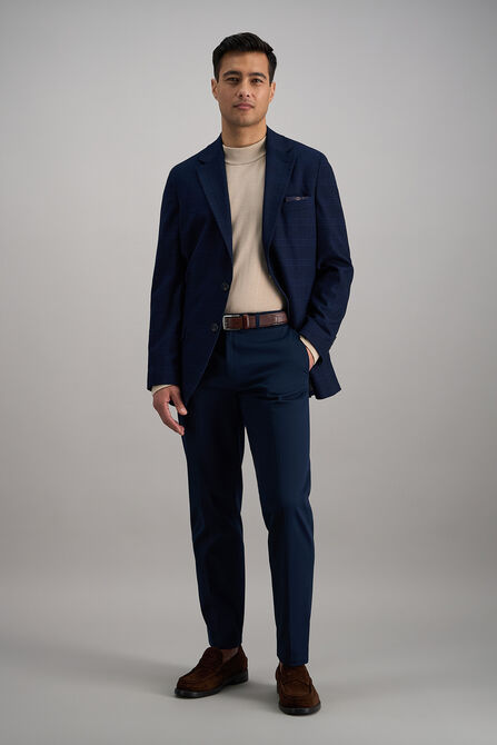 Wrinkle Free Performance Khaki Pant, Dark Navy view# 3