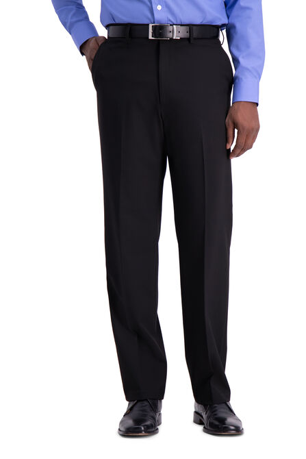 J.M. Haggar 4-Way Stretch Dress Pant, Black view# 1