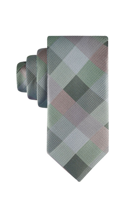 Tillie Buffalo Check Tie, Taupe view# 1