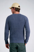Long Sleeve Raglan Crewneck, Heather Navy view# 2
