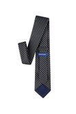 Tadeo Pin Stripe Tie, Black view# 3