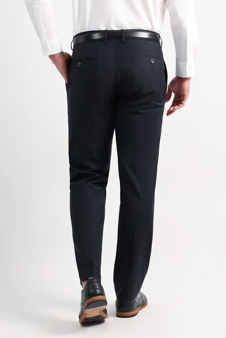 J.M. Haggar Wool Windowpane Suit Pant , Navy view# 3