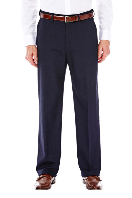 J.M. Haggar Premium Stretch Suit Pant - Flat Front, Dark Navy view# 1