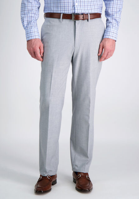 J.M. Haggar 4-Way Stretch Dress Pant, Light Grey