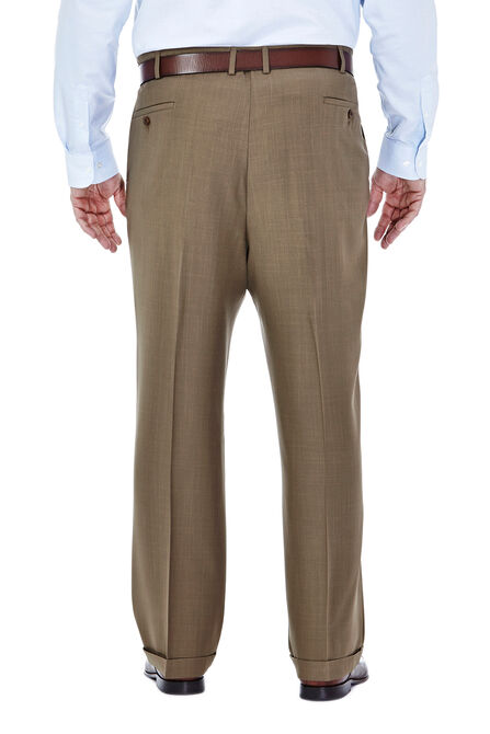 Big &amp; Tall E-CLO&trade; Stria Dress Pant, Khaki view# 3