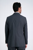 J.M. Haggar Windowpane Suit Jacket, Black / Charcoal view# 4