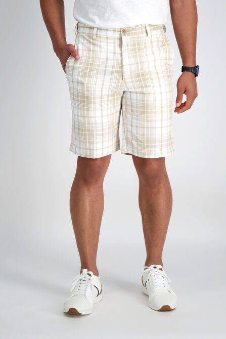 Cool 18&reg; Pro Tonal Plaid Short, Stone view# 2