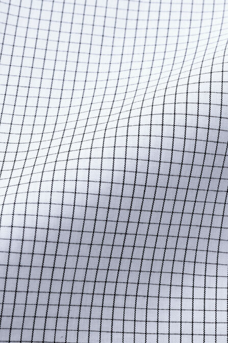 Premium Comfort Dress Shirt - White Check, White view# 6