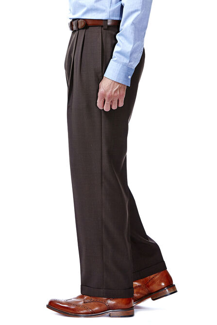 E-CLO&trade; Stria Dress Pant, Brown view# 2