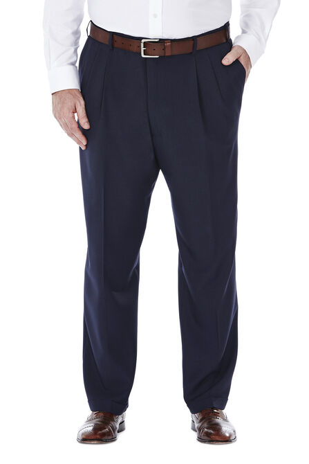 Big &amp; Tall E-CLO&trade; Stria Dress Pant, BLUE view# 1