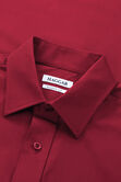 Premium Comfort Dress Shirt - Dark Red, Dark Red view# 4