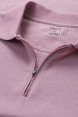Premium Comfort Quarter Zip Jacquard Polo, Pink view# 5