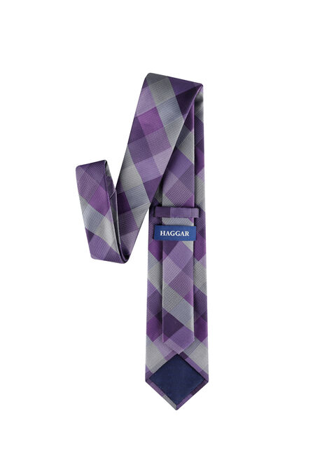 Tillie Buffalo Check Tie, Fresco Heather view# 3