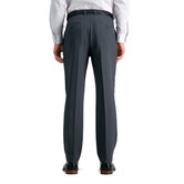 Travel Performance Stria Suit Pant, Dark Heather Grey view# 3