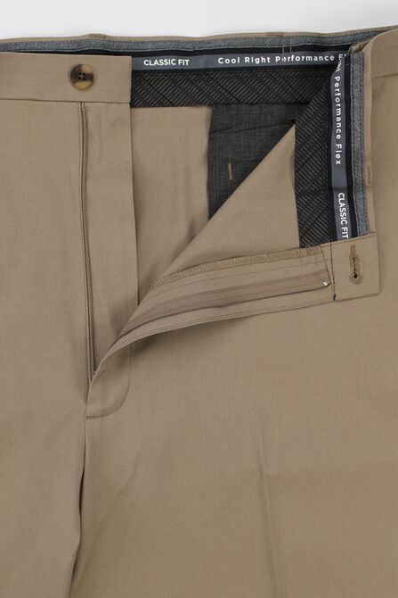 Big &amp; Tall Cool Right&reg; Performance Flex Pant, Khaki view# 5