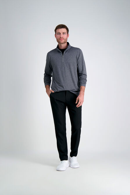 The Active Series&trade; Quarter Zip Heather Jersey, Heather Grey view# 3