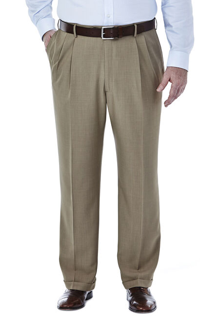 Big &amp; Tall E-CLO&trade; Stria Dress Pant, Taupe view# 1