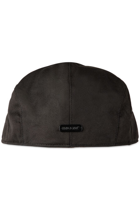 Side Seamed Flat Cap, Black view# 5