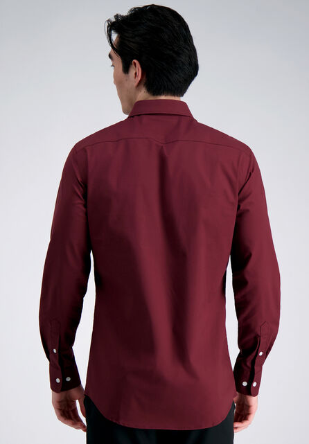 Premium Comfort Dress Shirt -  Dark Red, Dark Red