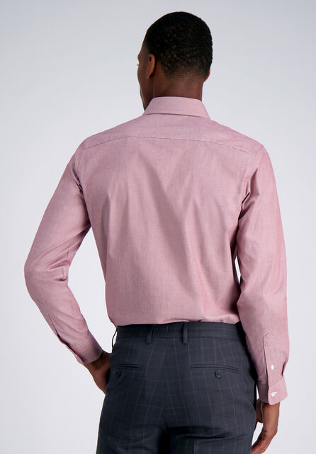 Premium Comfort Dress Shirt - Burgundy, Heather Burgundy