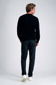 Long Sleeve Crew Sweater, Black view# 5