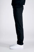 Premium No Iron Khaki Pant, Black view# 3