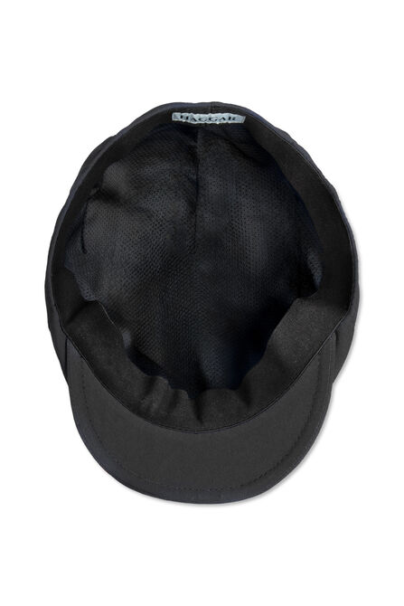 Side Seamed Flat Cap, Black view# 6