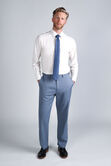 Premium Comfort Tonal Plaid Dress Pant, Chambray view# 1