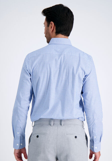 Premium Comfort Dress Shirt - Bright Blue Plaid, Bright Blue