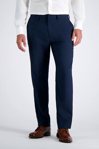 J.M. Haggar Prominent Twill Suit Pant, Navy