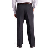 Big &amp; Tall J.M. Haggar 4-Way Stretch Dress Pant, Charcoal Htr view# 3