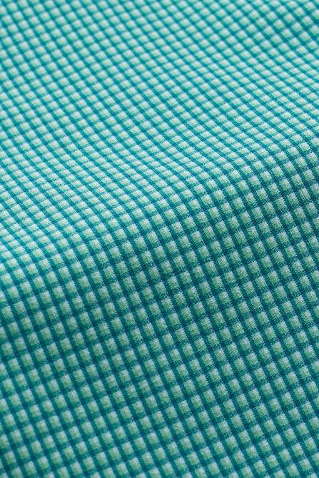 Smart Wash&trade; Dress Shirt - Green Check, Green view# 5