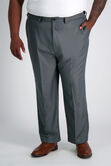 Big &amp; Tall Cool 18&reg; Heather Solid Pant, Graphite view# 2