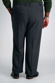 Big &amp; Tall J.M. Haggar Dress Pant - Sharkskin, Dark Heather Grey view# 4