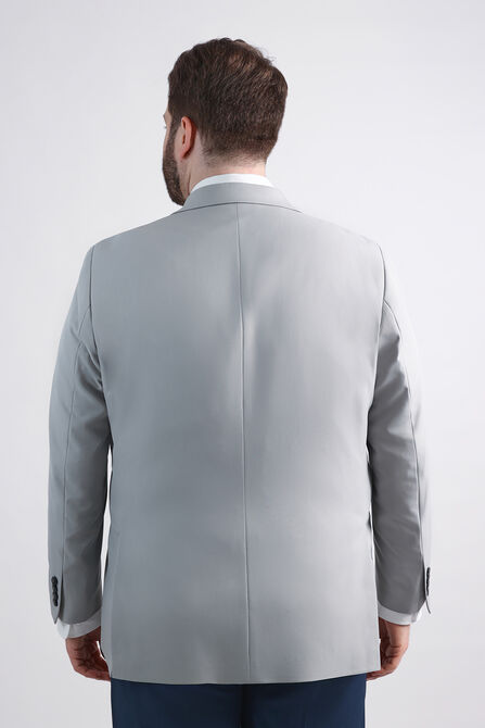 The Active Series&trade; Big &amp; Tall Stretch Gabardine Sport Coat, Light Grey view# 2
