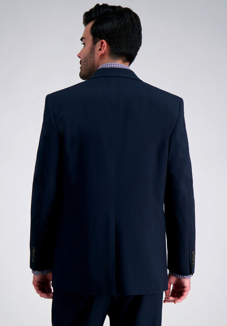 J.M. Haggar Micro Herringbone Suit Jacket, Navy