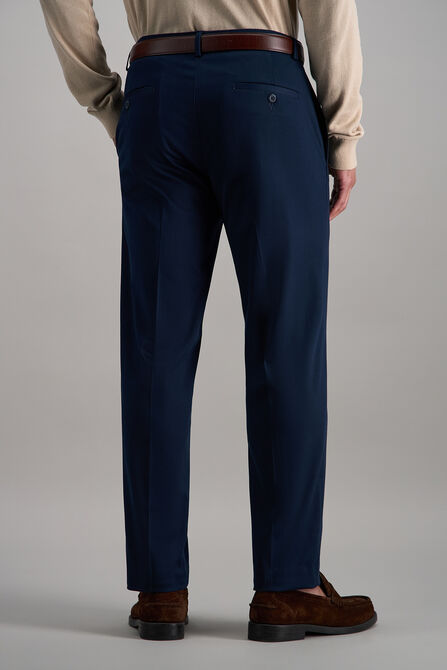 Wrinkle Free Performance Khaki Pant, Dark Navy view# 4