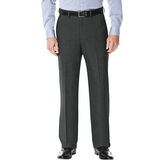 J.M. Haggar Premium Stretch Suit Pant - Flat Front, Med Grey view# 1