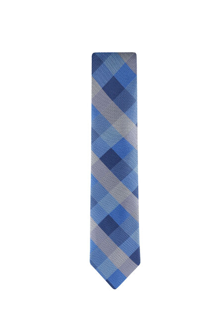 Tillie Buffalo Check Tie, Bright Blue view# 2