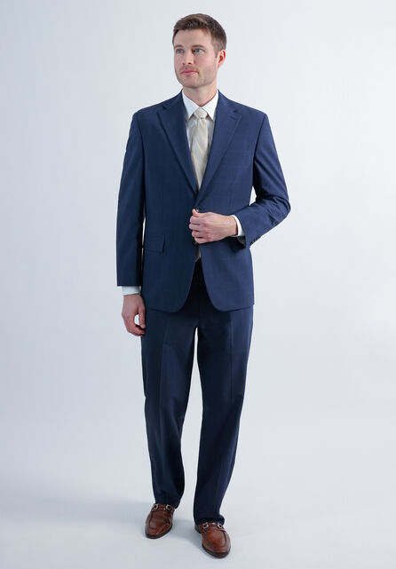 J.M. Haggar Prince of Wales Suit Jacket, Navy
