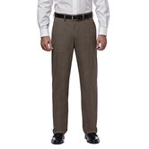 J.M. Haggar Premium Stretch Suit Pant - Flat Front, Medium Brown view# 1