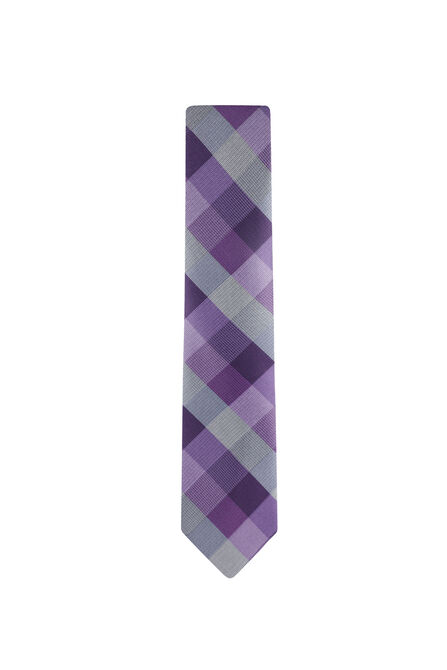 Tillie Buffalo Check Tie, Fresco Heather view# 2